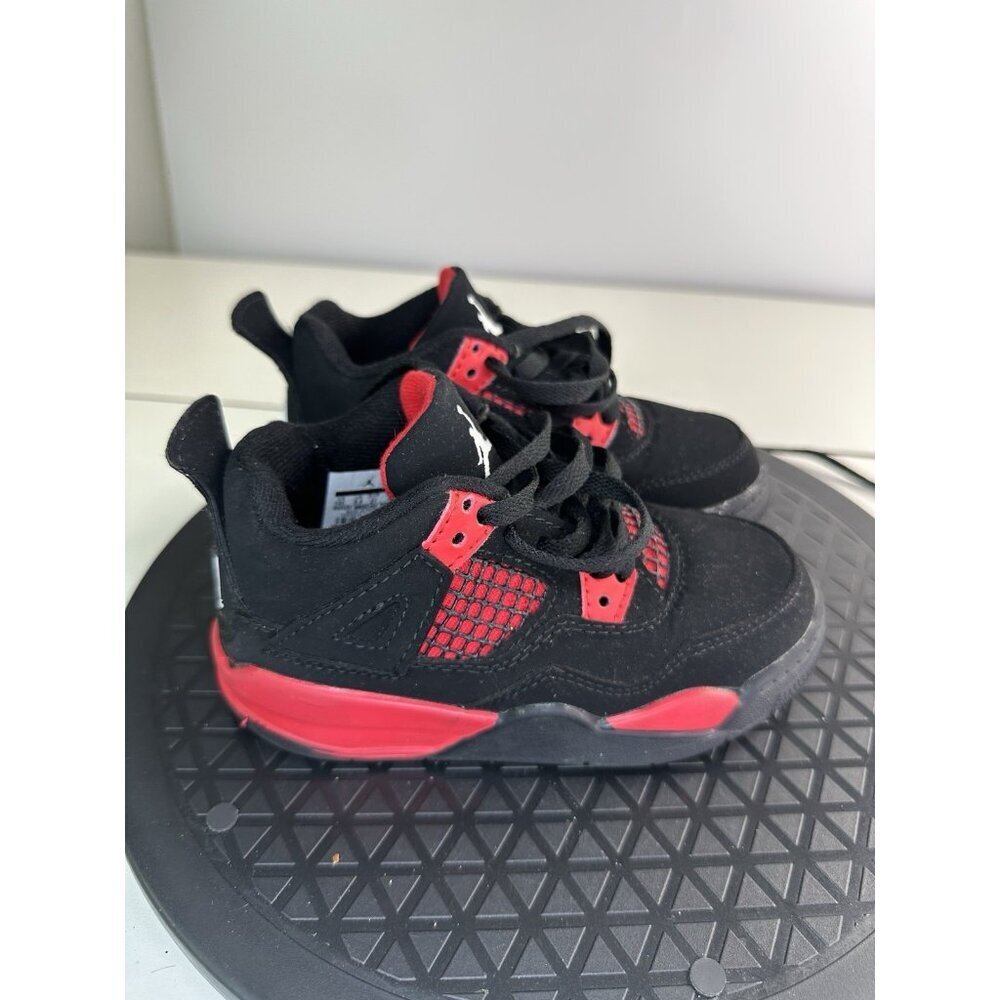 Jordan 4 Retro Low Red Thunder Sz 10c
